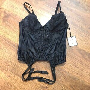 NWT Chantal Thomass for Victoria’s Secret lace bustier 34C